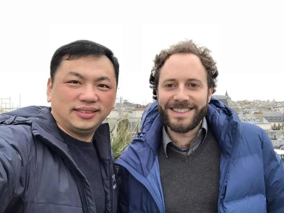 パリにて:Robert MaoとFlavien Charlon