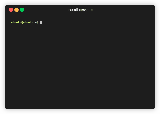 Node.jsのインストール