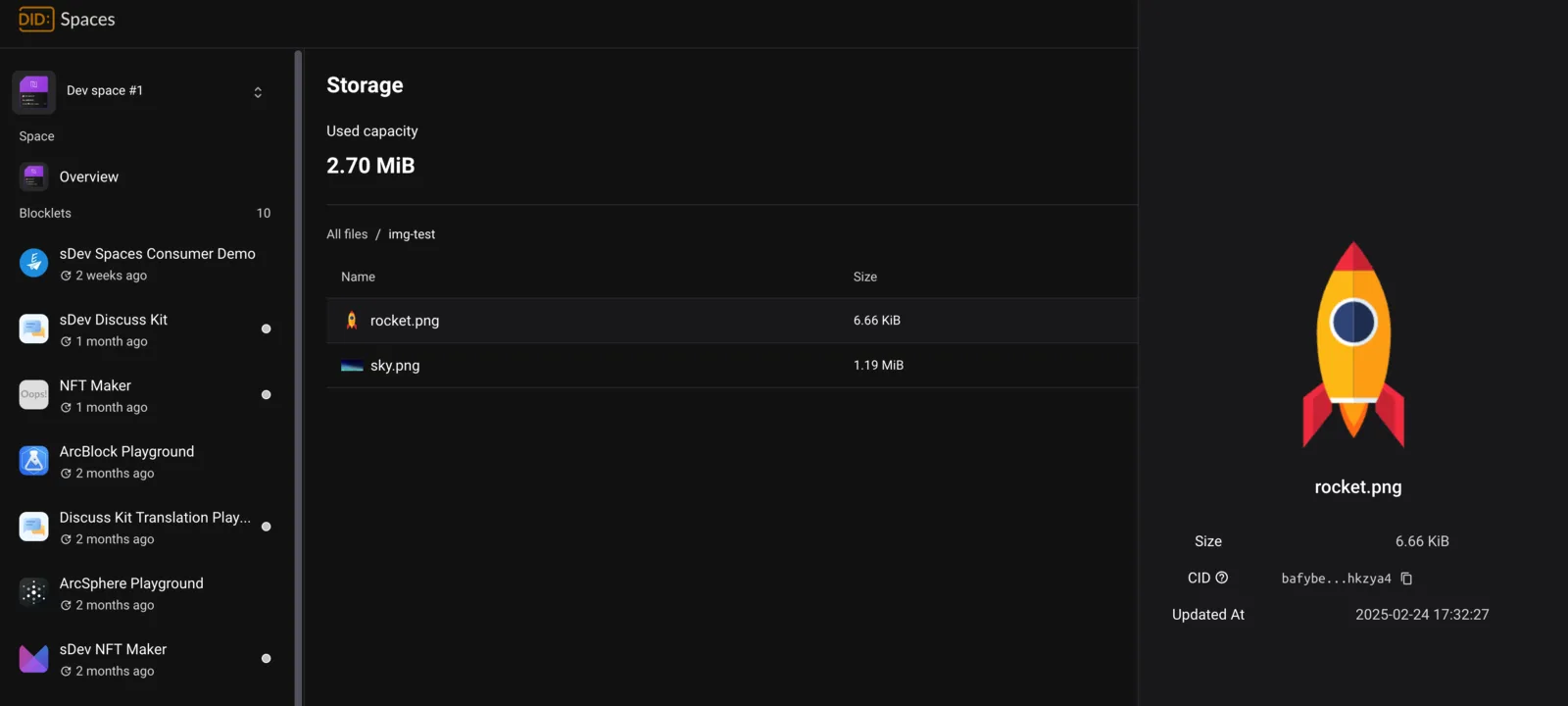 Screenshot: feat(core): support for dark color themes
