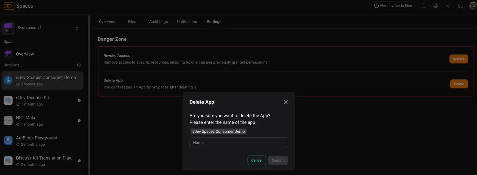 Screenshot: feat(core): support for dark color themes