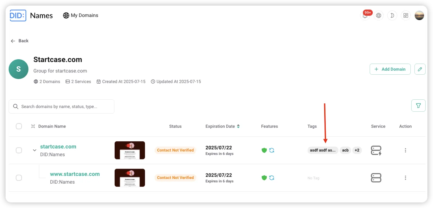 Screenshot: fix(ui): resolve tag overflow and import path issues with UI enhancements