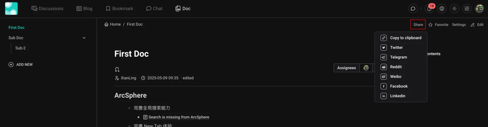 Screenshot: fix: editor and document display issues in dark mode