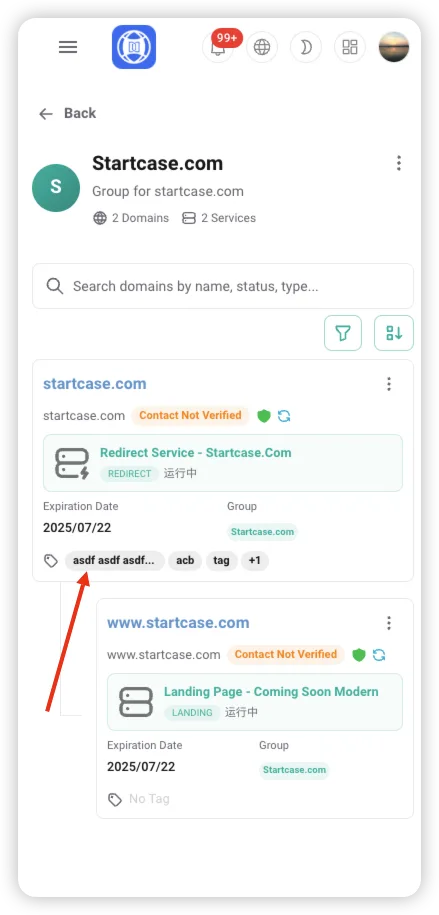 Screenshot: fix(ui): resolve tag overflow and import path issues with UI enhancements