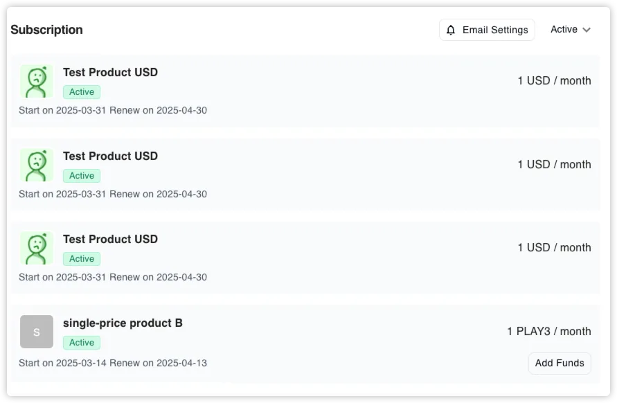 Screenshot: feat(core): support email notification aggregation