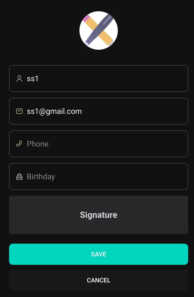 Screenshot: feat(core): support for dark color themes